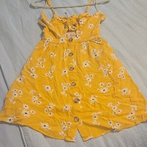 Mimi Chica Yellow Floral Dress